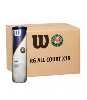 WRT116402-CARTON1 Bolsa con 9 pares de raquetas Wilson Roland Garros All Court.