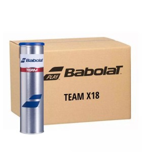 Caixa de 18 Tubos de 4 Bolas Babolat Team | Ipontennis