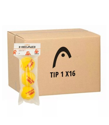 Scatola di 16 sacchetti da 3 palline di schiuma Head TIP 1 | IPONTENNIS