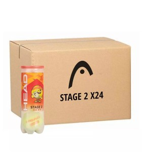Scatola da 24 tubi da 3 palline Head TIP Arancioni. | Ipontennis