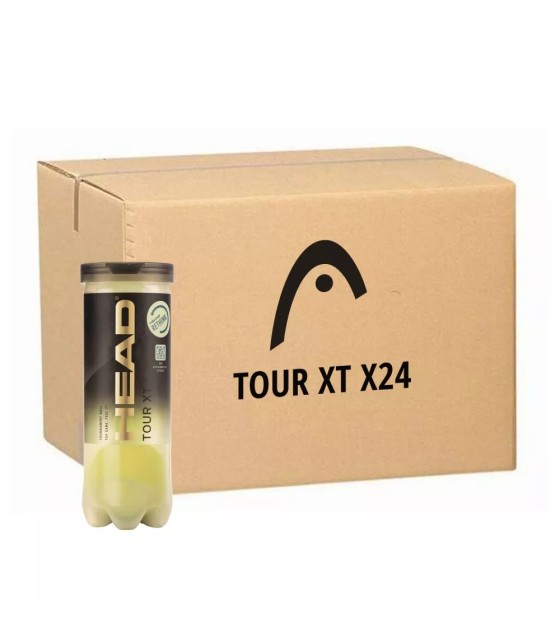 570823-C1 Bolsa con 24 cajas de 3 pelotas cada una, modelo Head Tour XT.