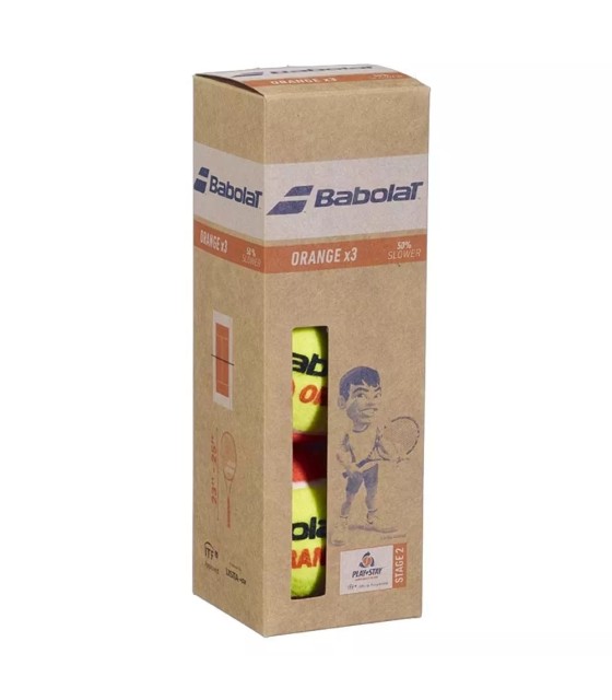 Pack of 3 Babolat Orange balls | IPONTENNIS