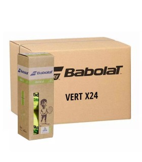 Caixa de 24 Tubos de 3 Bolas Babolat Green | Ipontennis
