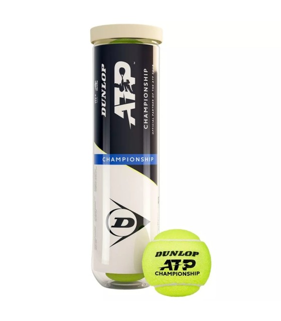 6013332 Bolsa Dunlop ATP Championship con 4 pelotas de tenis.