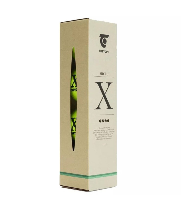 TMICROX1 Bolsa Tretorn Micro X 4 pelotas