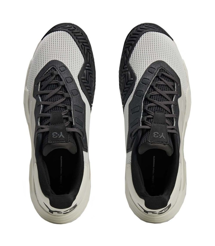 Zapatillas Adidas Barricade 13 Y-3 Blancas / Negras 3