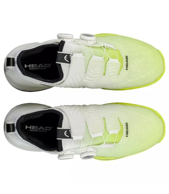 Ténis Head Endure Pro BOA Branco / Amarelo | Ipontennis