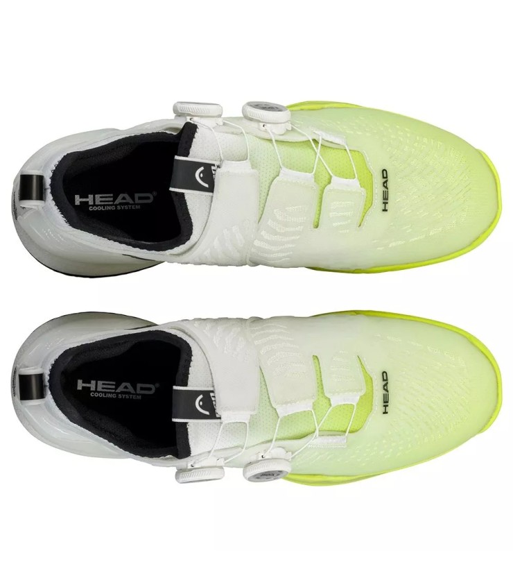 Sapatilhas Head Endure Pro BOA Branco Amarelo | Ipontennis