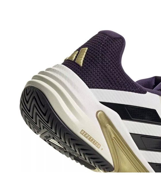 Adidas Barricade 13 Trainers White Purple | Ipontennis