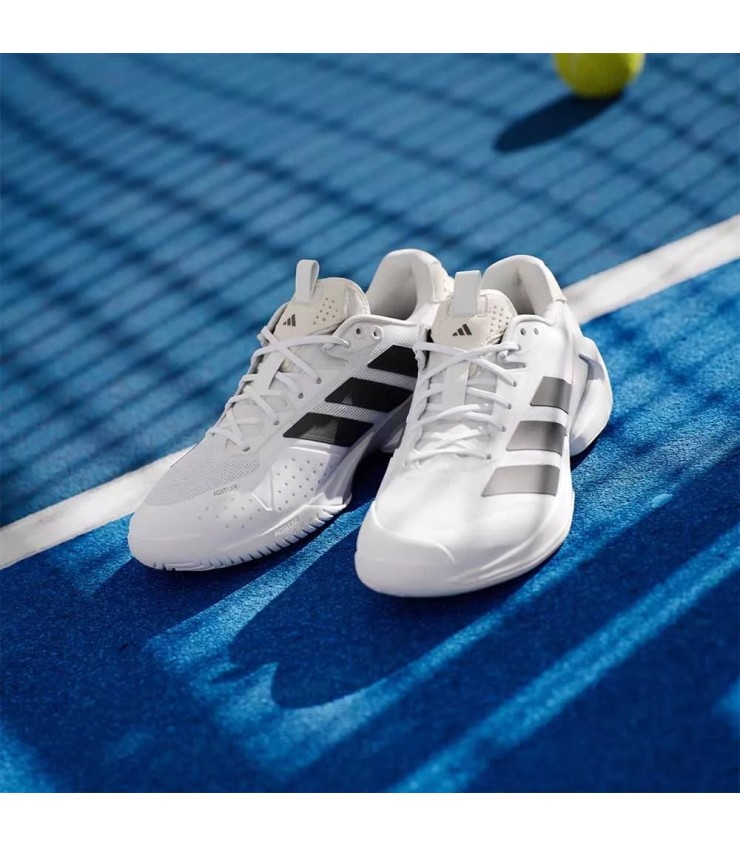 Zapatillas Adidas Adizero Ubersonic 5 Blancas 4