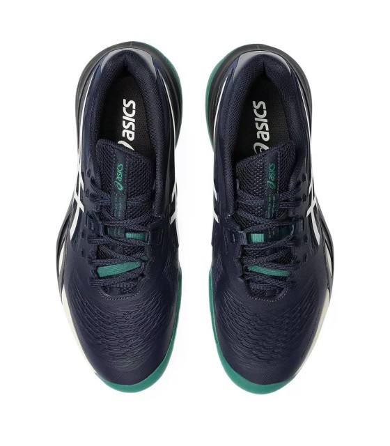 Tennisschuhe Asics Gelauflösung x Blaue Nacht / Grün | Ipontennis