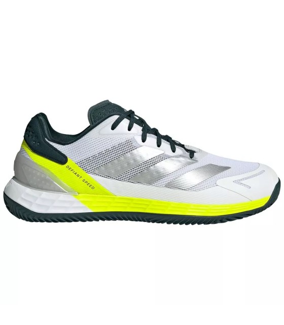 Adidas Defiant Speed 2 Schuhe Weiß Silber Grün | Ipontennis