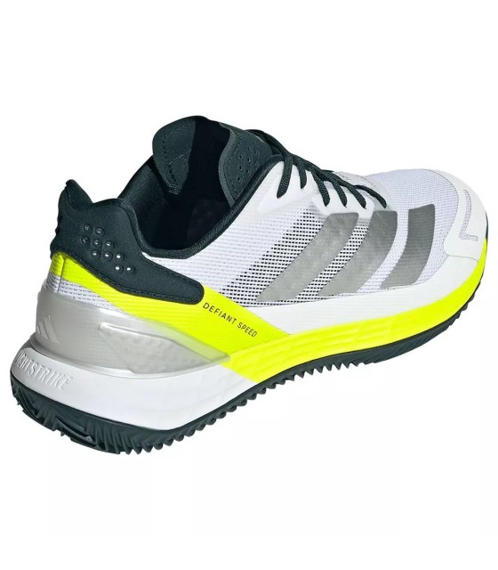 Tênis Adidas Defiant Speed 2 Branco Prata Verde | Ipontennis