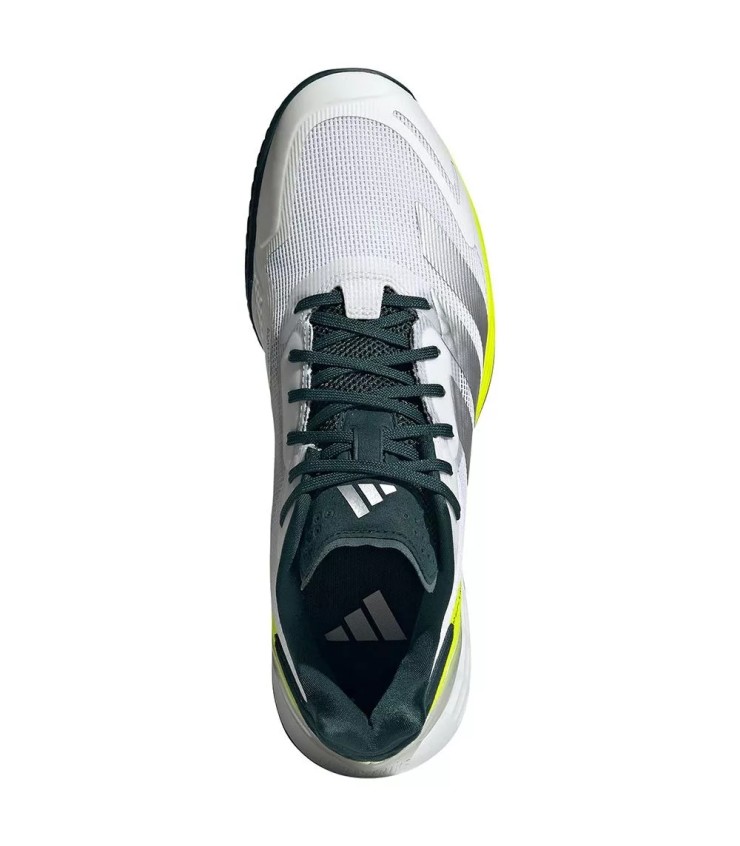 Adidas Defiant Speed 2 White Silver Green SHOES | Ipontennis