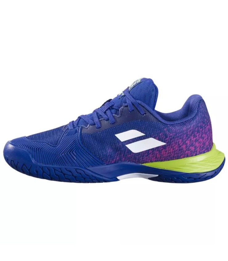 Scarpe Babolat Jet Mach 3 Junior blu navy verde