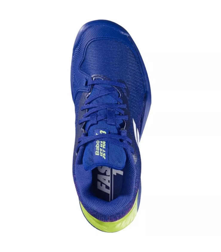 Zapatillas Babolat Jet Mach 3 Junior azul marino / verde 3