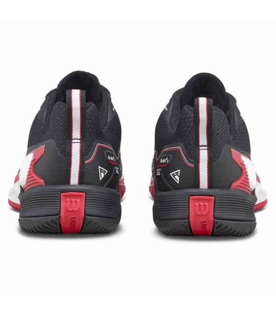 Zapatillas Wilson Rush Pro 4.5 Negro / Rojo 4