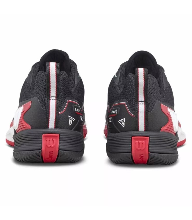 Zapatillas Wilson Rush Pro 4.5 Negro / Rojo 4