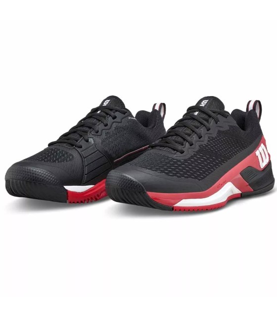 Zapatillas Wilson Rush Pro 4.5 Negro / Rojo 5