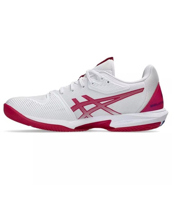 Ténis Asics Gel Solution Speed FF 3 para mulher Branco Rosa Fúcsia