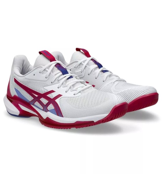 Zapatillas Asics Gel Solution Speed FF 3 para mujer Blancas / Rosa Fucsia 5