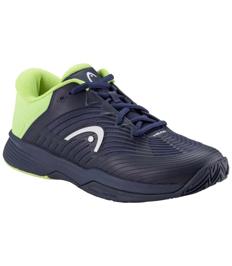 Zapatillas Head Revolt Pro 4.5 Junior Azul Marino / Lima 1
