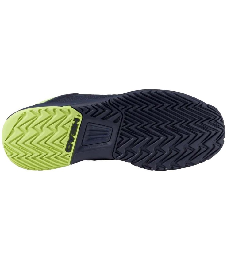 Zapatillas Head Revolt Pro 4.5 Junior Azul Marino / Lima 3