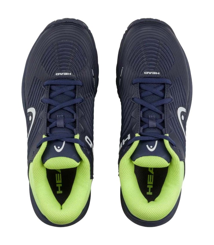 Chaussures Head Revolt Pro 4.5 Junior Bleu Marine/Citron Vert | Ipontennis