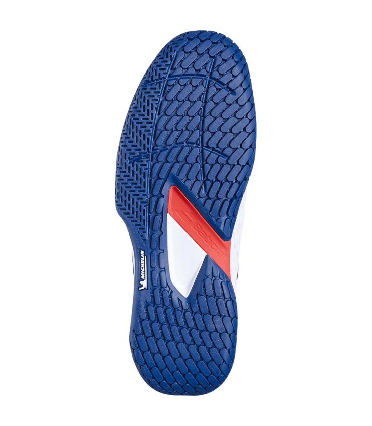 Zapatillas Babolat Propulse Fury 3 Blanco / Azul 4