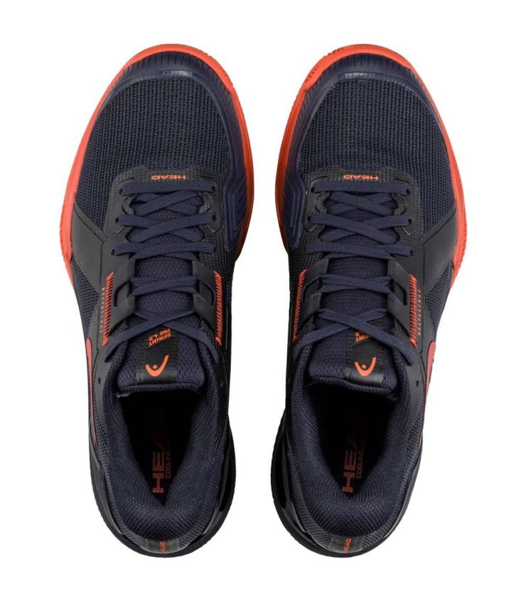 Zapatillas Head Sprint Pro 4.0 Clay Azul Oscuro / Rojo 4