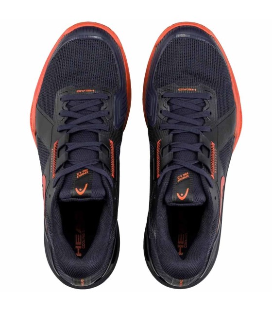 Zapatillas Head Sprint Pro 4.0 Azul Oscuro / Rojo 4