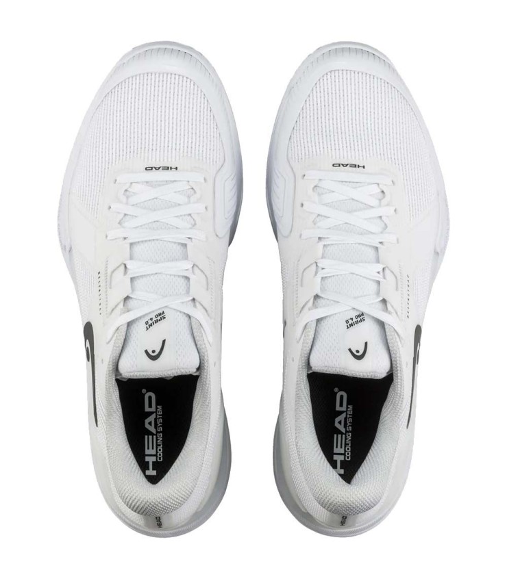Head Sprint Pro 4.0 Weiße Tennisschuhe