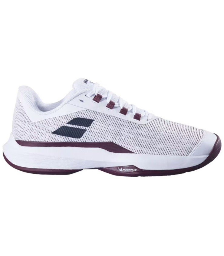 Zapatillas Babolat Jet Tere 2 ALL COURT Blanco / Burdeos 1