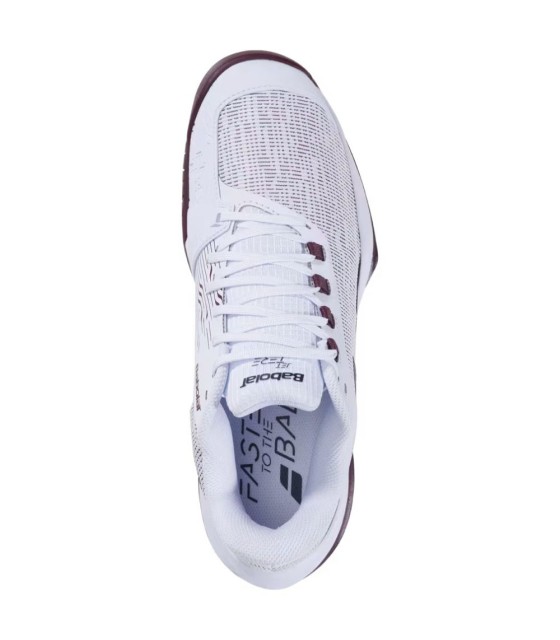 Zapatillas Babolat Jet Tere 2 ALL COURT Blanco / Burdeos 3