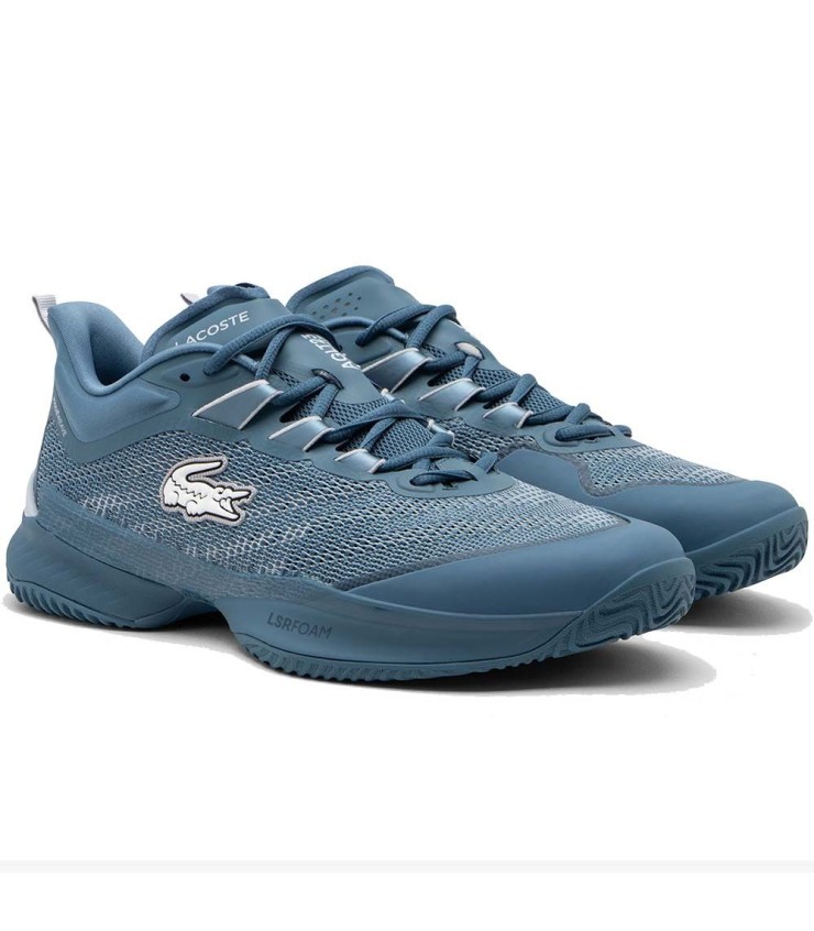 Chaussures Lacoste AG-LT23 Ultra Clay bleu grisâtre | IPONTENNIS