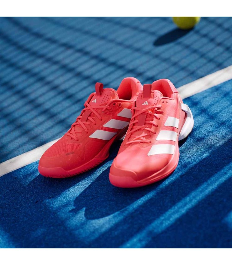 Adidas Adizero Ubersonic 5 Red Shoes | IPONTENNIS