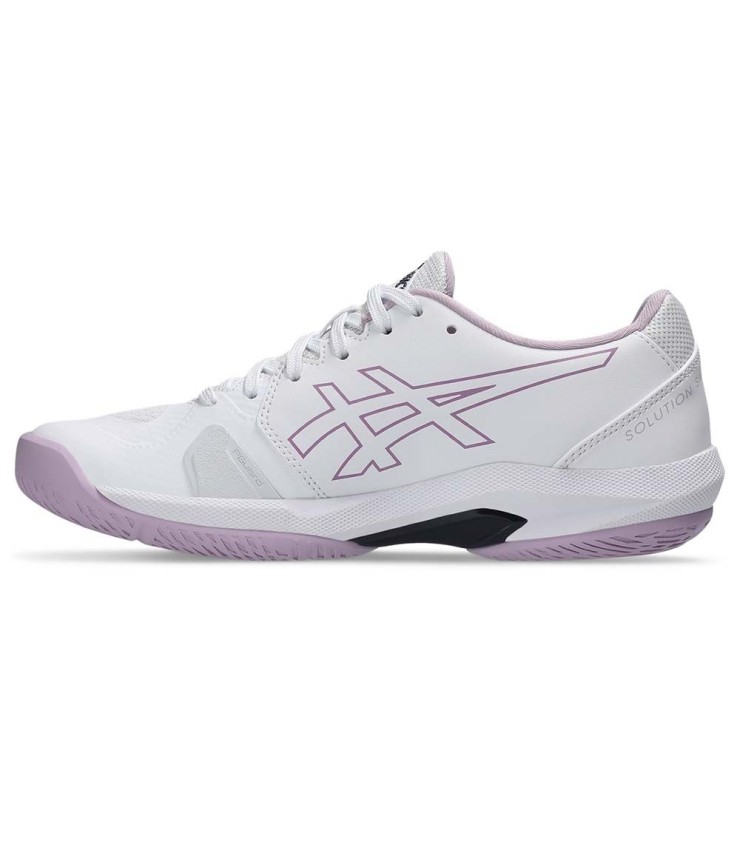 Chaussures de Femme Asics Solution Swift FF 2 Blanches/Roses | Ipontennis
