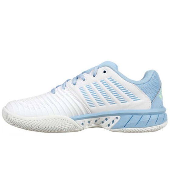 Ténis K-Swiss Express Light 3 para mulher Branco Azul. | Ipontennis