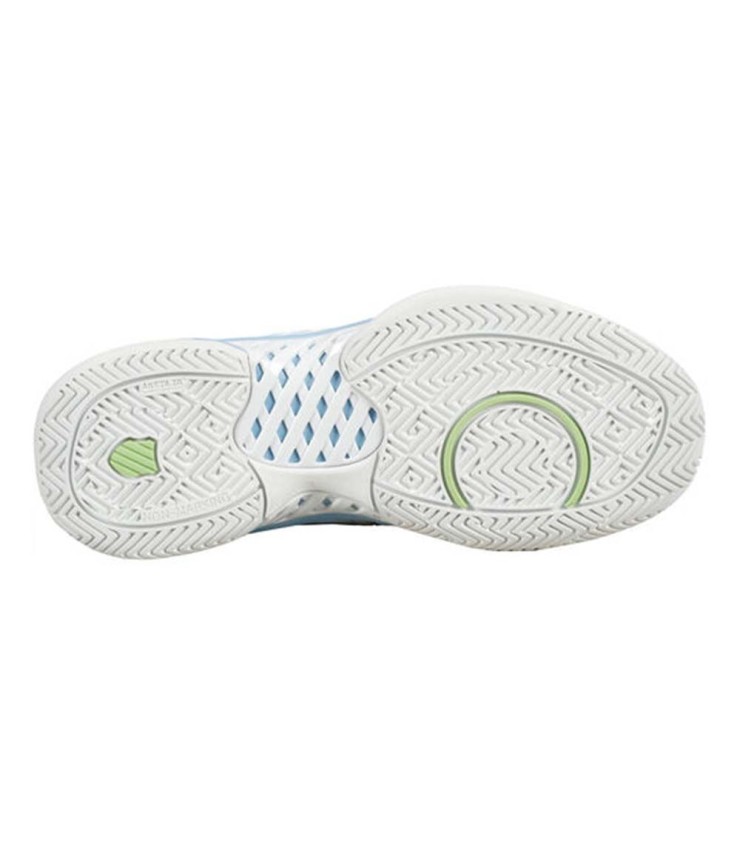 Ténis K-Swiss Express Light 3 para mulher Branco Azul. | Ipontennis
