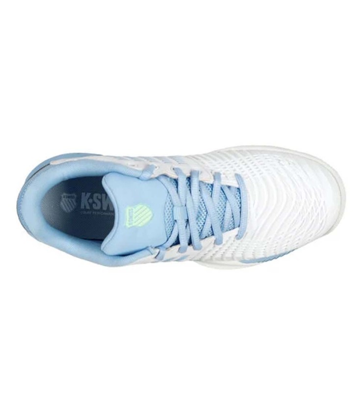 Chaussures K-Swiss Express Light 3 pour femme Blanc Bleu. | IPONTENNIS