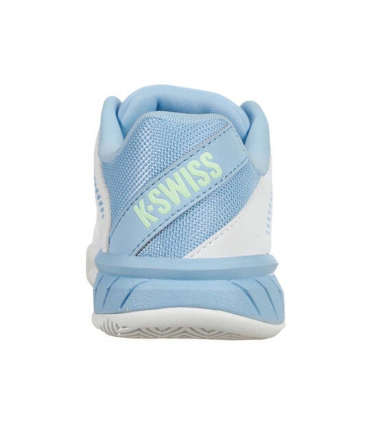Ténis K-Swiss Express Light 3 para mulher Branco Azul. | Ipontennis