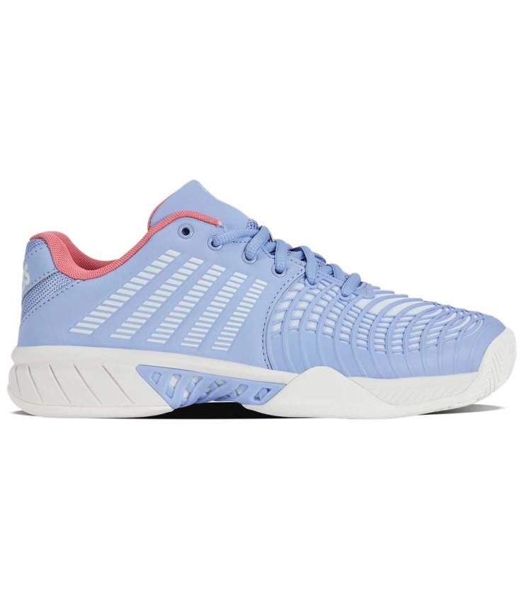 K-Swiss Express Light 3 Women's Shoes in Blue and White | IPONTENNIS