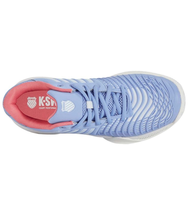 K-Swiss Express Light 3 Women's Shoes in Blue and White | IPONTENNIS