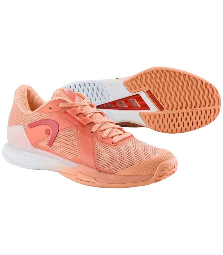 Zapatillas Head Sprint Pro 4.0 Mujer Coral 5