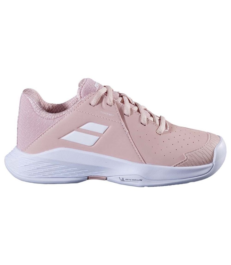 Babolat Propulse All Court Junior Pink Sand Shoes | IPONTENNIS