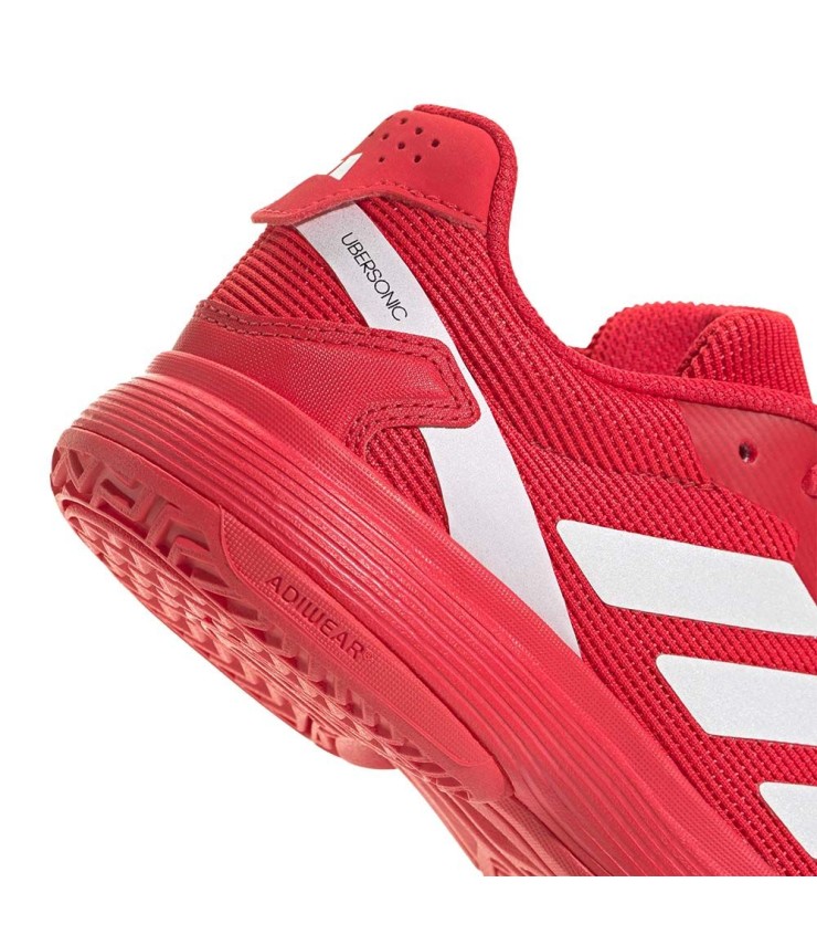 Adidas Ubersonic 5 Junior Red Shoes | IPONTENNIS