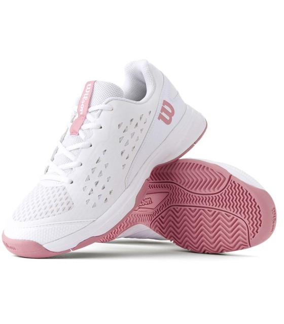 Wilson Rush Pro L Junior White Pink Shoes | IPONTENNIS