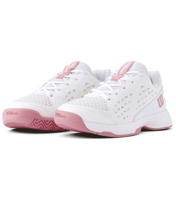 Wilson Rush Pro L Junior Weiß Rosa Tennisschuhe | IPONTENNIS
