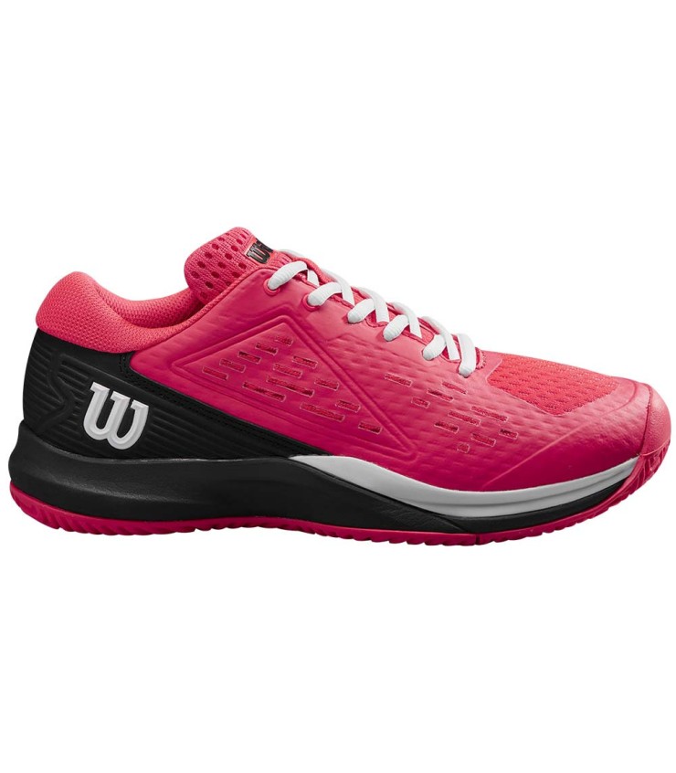 Tenis Wilson Rush Pro Ace Jr Rosa e Preta | Ipontennis