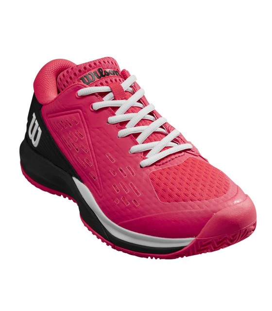 Tenis Wilson Rush Pro Ace Jr Rosa e Preta | Ipontennis